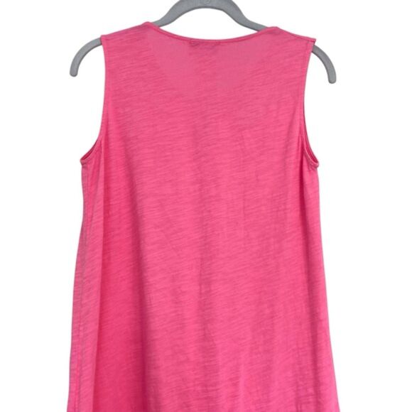 Fresh Produce Papaya Pink Melody Ruffle Knee Length Sleeveless Dress Size XS - Picture 7 of 8